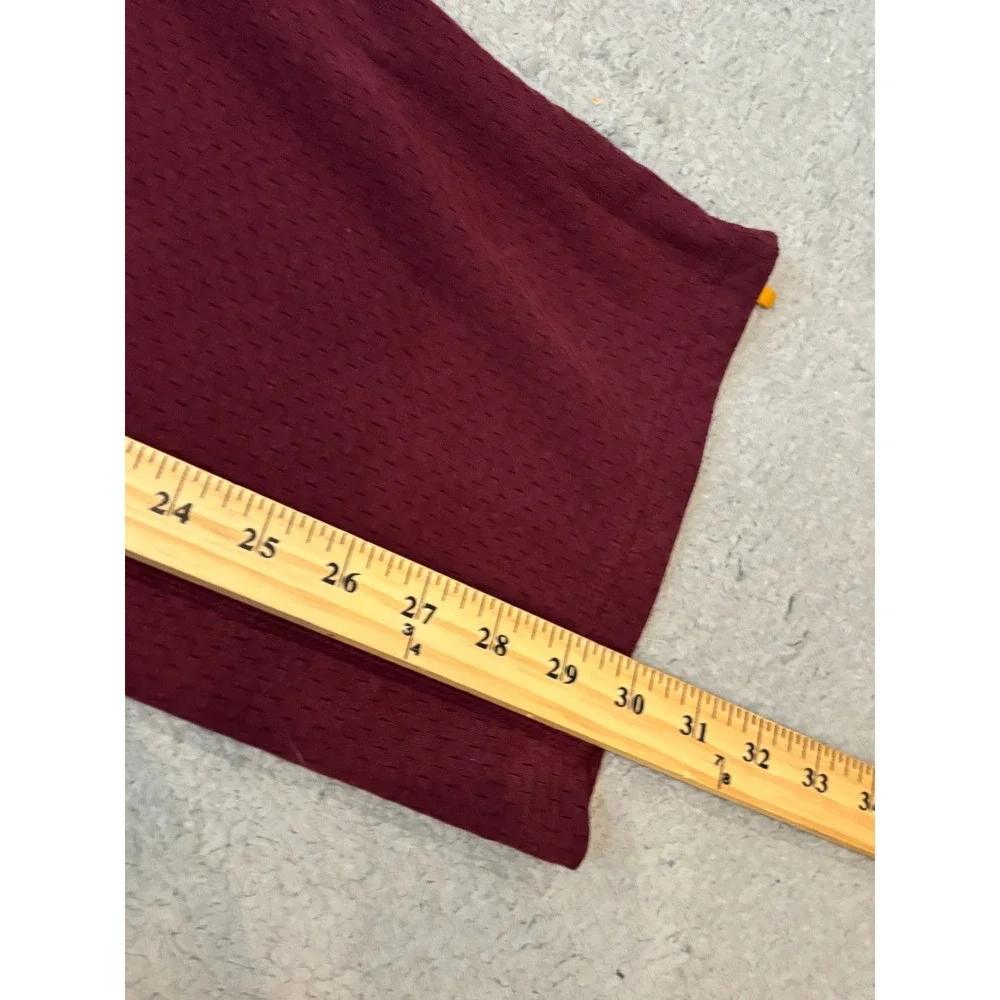 Adidas CMU Chippewas Climalite Track Pants Mens XL Maroon Gold Mesh Zip Ankle